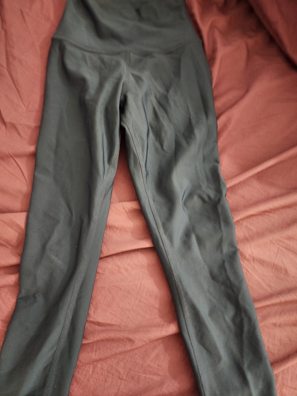 ALO Yoga Kids High-Waist Leggings in Dark Gray